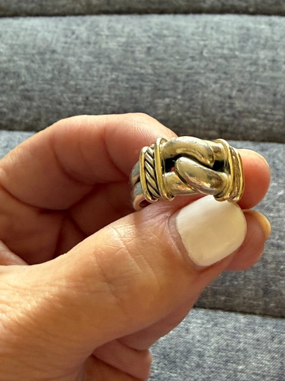 David Yurman Vintage Cable Ring Size 7